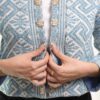 mode ethique femme veste ethnique coton bio broderie teinture naturelle indigo