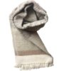 Unisex beige cotton scarf