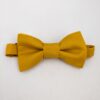 Fair Trade Yellow Silk Bow Tie