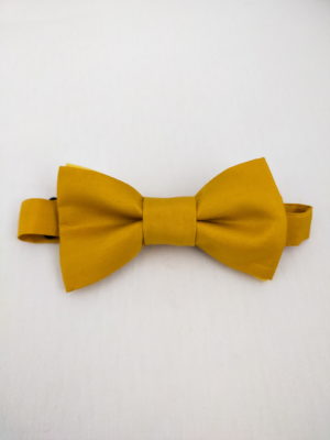 Fair Trade Yellow Silk Bow Tie